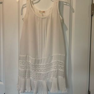 GB white/cream sleeveless & short summer dress XS